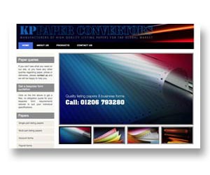 Printing company website design